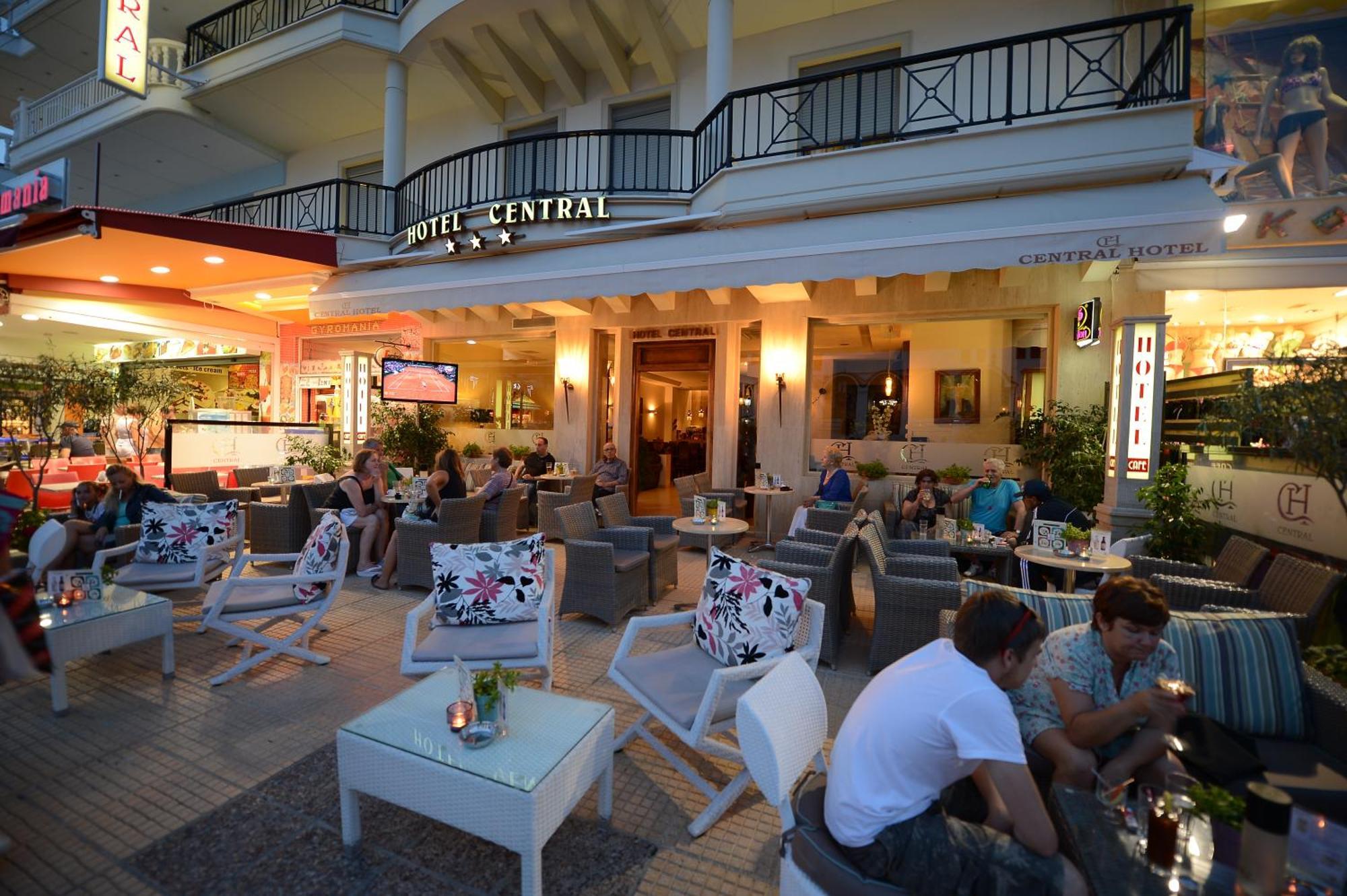 Central Hotel Paralía Eksteriør billede